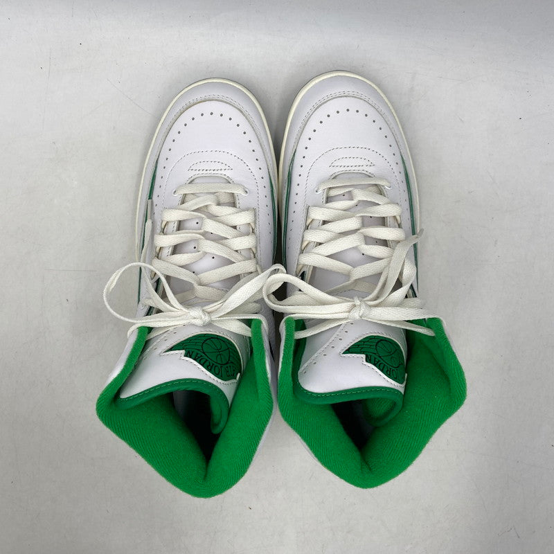 【中古美品】【メンズ】 NIKE ナイキ AIR JORDAN 2 RETRO DR8884-103 エア ジョーダン 2 レトロ スニーカー シューズ 靴 160-251017-as-09-izu サイズ：26.5cm カラー：WHITE/LUCKY GREEN-SAIL 万代Net店