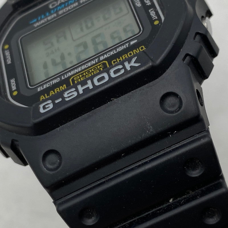 【中古品】【メンズ/レディース】 G-SHOCK ジーショック 5600 SERIES DW-5600E 5600シリーズ デジタル 腕時計 196-251025-as-18-izu サイズ：48.9 × 42.8 × 13.4 mm カラー：ブラック 万代Net店