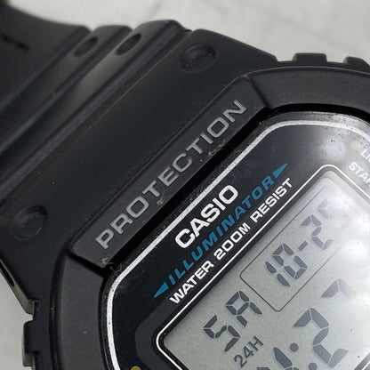 【中古品】【メンズ/レディース】 G-SHOCK ジーショック 5600 SERIES DW-5600E 5600シリーズ デジタル 腕時計 196-251025-as-18-izu サイズ：48.9 × 42.8 × 13.4 mm カラー：ブラック 万代Net店