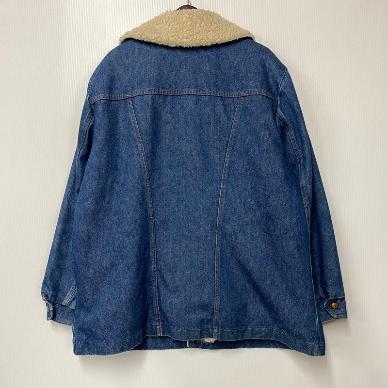 【中古品】【メンズ】 Wrangler ラングラー JL556NV USA製 70S-80S BOA DENIM JACKET ボア デニム ジャケット アウター 146-251017-ya-06-izu サイズ：XL カラー：インディゴ 万代Net店