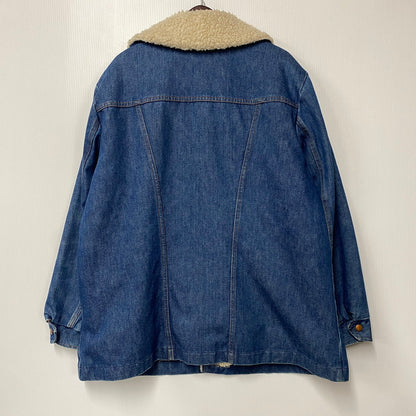 【中古品】【メンズ】 Wrangler ラングラー JL556NV USA製 70S-80S BOA DENIM JACKET ボア デニム ジャケット アウター 146-251017-ya-06-izu サイズ：XL カラー：インディゴ 万代Net店