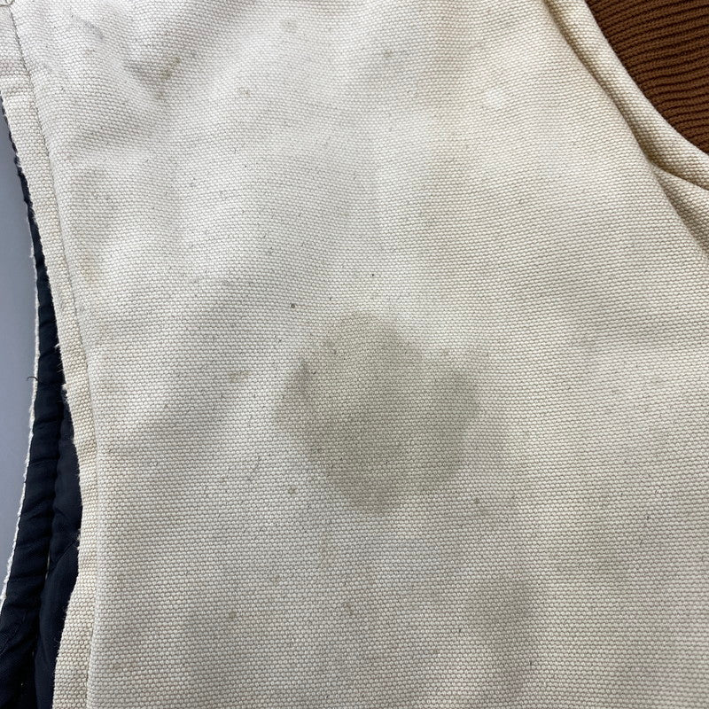 【現状渡し品】【メンズ】 Carhartt カーハート DUCK VEST ダック ベスト アウター 146-251017-ya-07-izu サイズ：下記参照 カラー：アイボリー 万代Net店