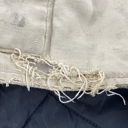 【現状渡し品】【メンズ】 Carhartt カーハート DUCK VEST ダック ベスト アウター 146-251017-ya-07-izu サイズ：下記参照 カラー：アイボリー 万代Net店