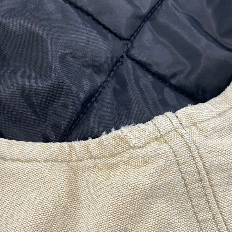 【現状渡し品】【メンズ】 Carhartt カーハート DUCK VEST ダック ベスト アウター 146-251017-ya-07-izu サイズ：下記参照 カラー：アイボリー 万代Net店