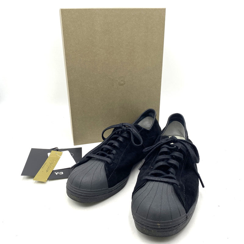 【中古品】【メンズ】 Y-3 ワイスリー KURO SUPERSTAR JS4375 クロ スーパースター スニーカー シューズ 靴 161-251017-as-08-izu サイズ：27cm カラー：BLACK/BLACK/BLACK 万代Net店