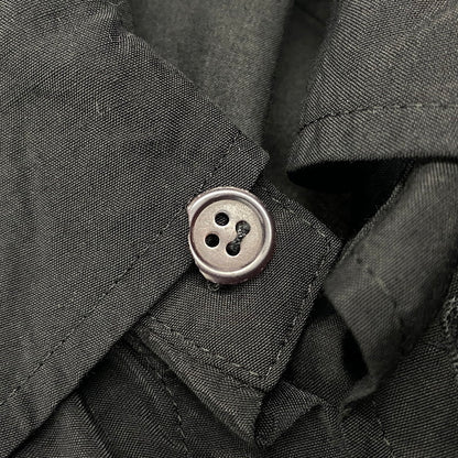 【現状渡し品】【メンズ】 Yohji Yamamoto POUR HOMME ヨウジヤマモトプールオム H0-B70-056 SS ショートスリーブ LAYERED SHIRT レイヤード シャツ トップス 半袖 140-251017-ya-02-izu サイズ：2 カラー：BLACK 万代Net店