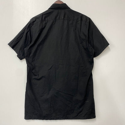 【現状渡し品】【メンズ】 Yohji Yamamoto POUR HOMME ヨウジヤマモトプールオム H0-B70-056 SS ショートスリーブ LAYERED SHIRT レイヤード シャツ トップス 半袖 140-251017-ya-02-izu サイズ：2 カラー：BLACK 万代Net店
