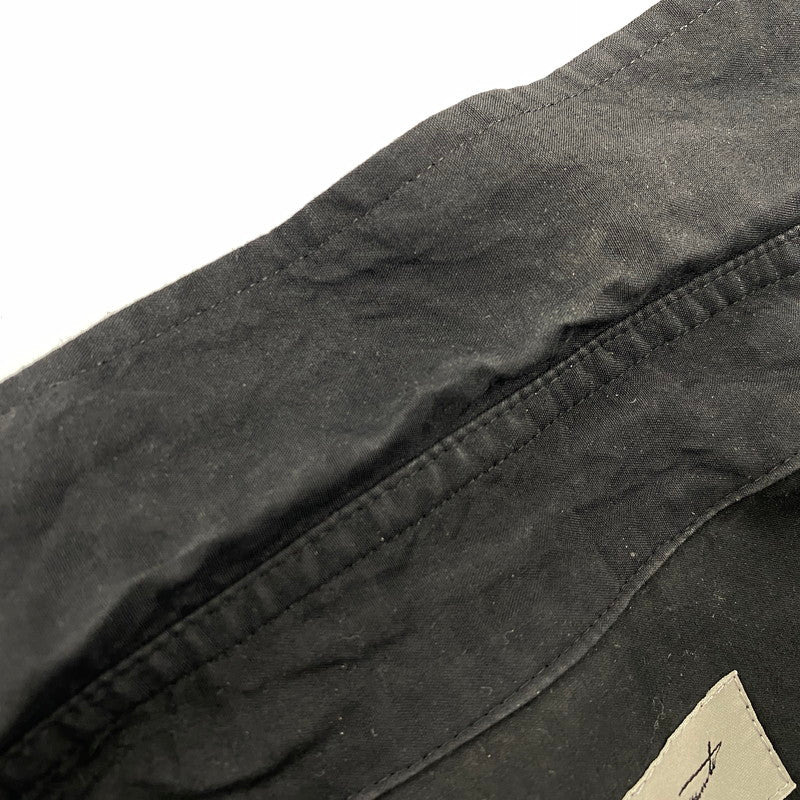 【現状渡し品】【メンズ】 Yohji Yamamoto POUR HOMME ヨウジヤマモトプールオム H0-B70-056 SS ショートスリーブ LAYERED SHIRT レイヤード シャツ トップス 半袖 140-251017-ya-02-izu サイズ：2 カラー：BLACK 万代Net店