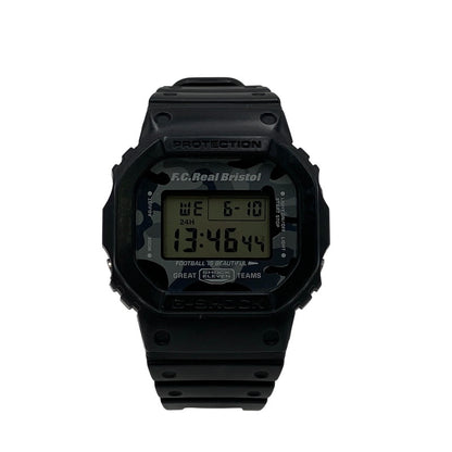 【中古品】【メンズ/レディース】 G-SHOCK ジーショック × FCRB エフシーアールビー DW-5600VT 2014年コラボモデル デジタル腕時計 時計 196-260611-ya-12-izu カラー：ブラック 万代Net店