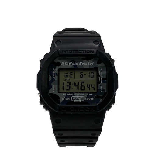 【中古品】【メンズ/レディース】 G-SHOCK ジーショック × FCRB エフシーアールビー DW-5600VT 2014年コラボモデル デジタル腕時計 時計 196-260611-ya-12-izu カラー：ブラック 万代Net店