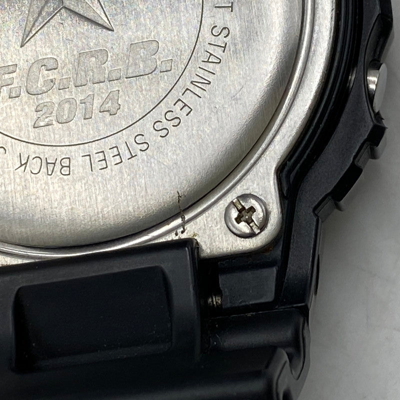 【中古品】【メンズ/レディース】 G-SHOCK ジーショック × FCRB エフシーアールビー DW-5600VT 2014年コラボモデル デジタル腕時計 時計 196-260611-ya-12-izu カラー：ブラック 万代Net店