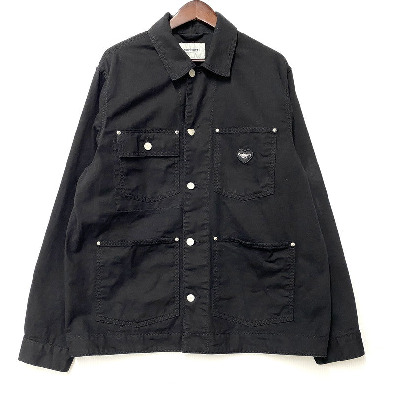 【中古品】【メンズ】 CARHARTT WIP カーハート ダブリューアイピー DREWE CHORE COAT I034823 ドリュー チョア コート ジャケット アウター 142-251018-ay-02-izu サイズ：S カラー：ブラック 万代Net店