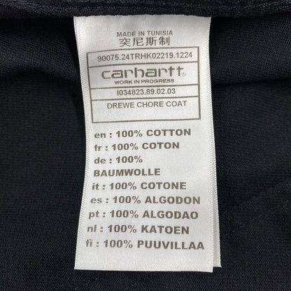【中古品】【メンズ】 CARHARTT WIP カーハート ダブリューアイピー DREWE CHORE COAT I034823 ドリュー チョア コート ジャケット アウター 142-251018-ay-02-izu サイズ：S カラー：ブラック 万代Net店