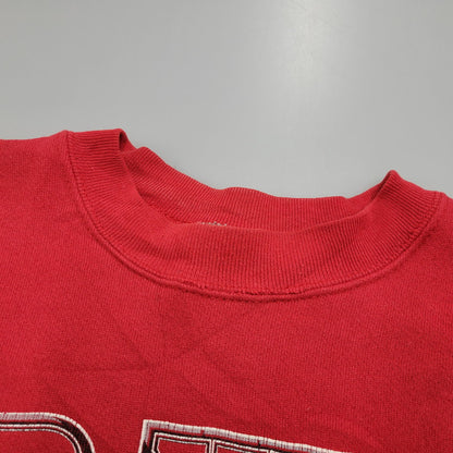 【中古品】【メンズ】 LOGO 7 ロゴセブン DETROIT RED WINGS CREWNECK SWEATSHIRT クルーネック スウェットシャツ c1993 トレーナー 長袖 トップス 146-251021-as-24-izu サイズ：XL カラー：レッド 万代Net店