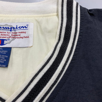 【中古品】【メンズ】 Champion チャンピオン RIB V-NECK NYLON PULLOVER リブ Vネック ナイロン プルオーバー 146-251021-as-26-izu サイズ：XL カラー：ブラック 万代Net店