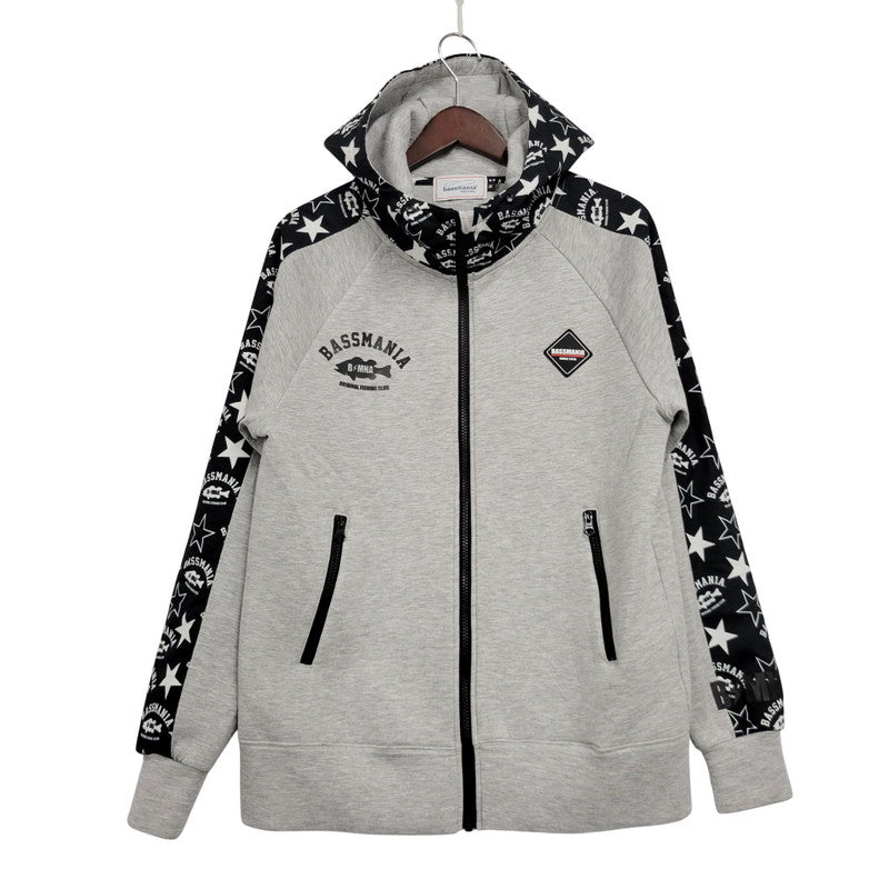 【中古品】【メンズ】 BASSMANIA バスマニア FULL ZIP HOODIE フルジップ フーディー パーカー 長袖 トップス 144-251019-as-12-izu サイズ：M カラー：グレー 万代Net店