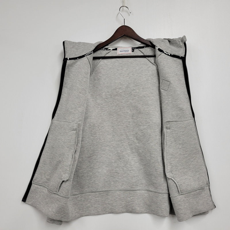 【中古品】【メンズ】 BASSMANIA バスマニア FULL ZIP HOODIE フルジップ フーディー パーカー 長袖 トップス 144-251019-as-12-izu サイズ：M カラー：グレー 万代Net店