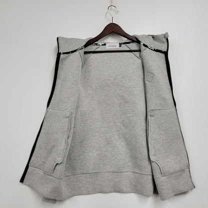 【中古品】【メンズ】 BASSMANIA バスマニア FULL ZIP HOODIE フルジップ フーディー パーカー 長袖 トップス 144-251019-as-12-izu サイズ：M カラー：グレー 万代Net店