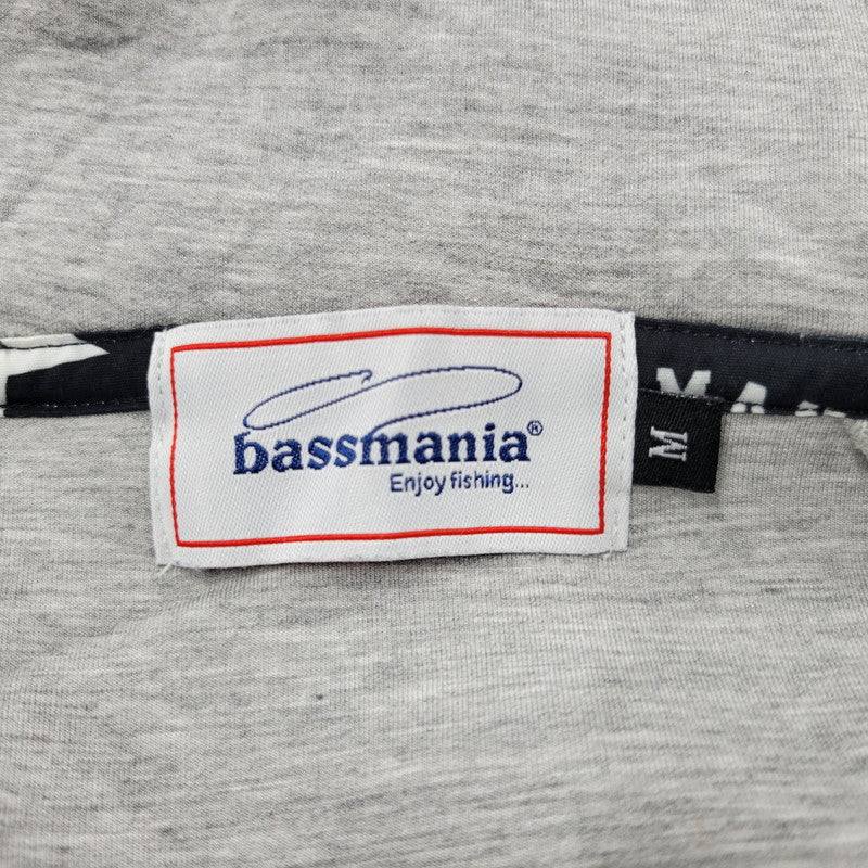【中古品】【メンズ】 BASSMANIA バスマニア FULL ZIP HOODIE フルジップ フーディー パーカー 長袖 トップス 144-251019-as-12-izu サイズ：M カラー：グレー 万代Net店