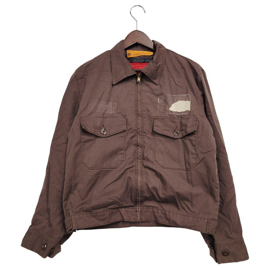 【現状渡し品】【メンズ】 REDKAP レッドキャップ WORK JACKET JT30BN4 ワークジャケット USA製 SCOVILLジッパー アウター 146-251019-as-14-izu サイズ：42 カラー：ブラウン 万代Net店