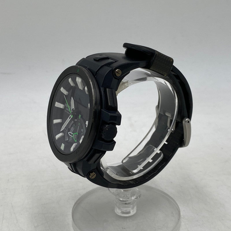 【中古品】【メンズ】 CASIO カシオ PRW-7000-1AJF PRO TREK プロトレック タフソーラー MULTI FIELD LINE マルチ フィールド ライン アナデジ腕時計 197-251018-cs-03-izu カラー：ブラック 万代Net店