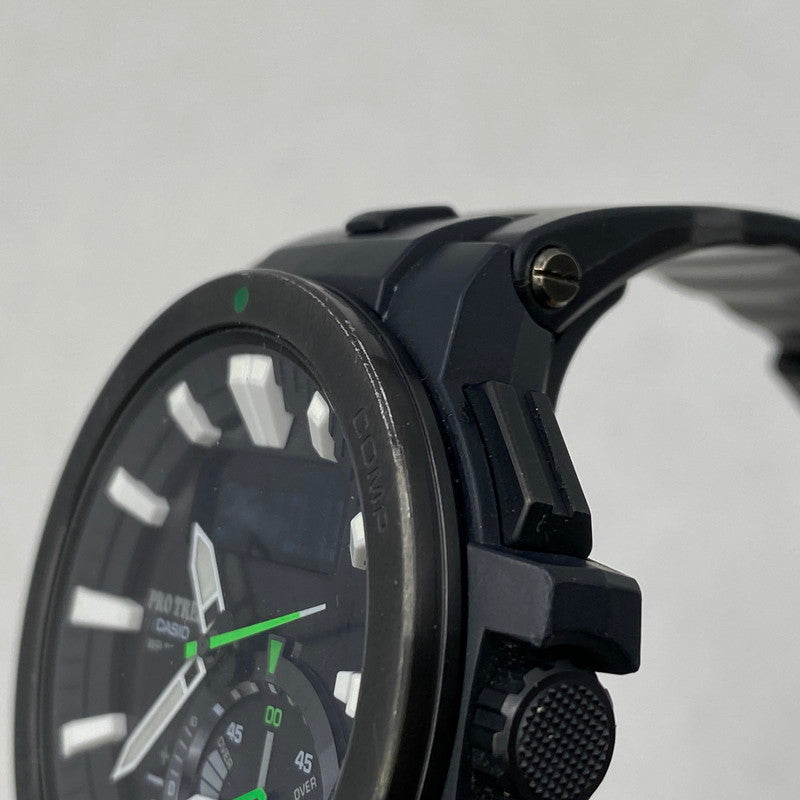 【中古品】【メンズ】 CASIO カシオ PRW-7000-1AJF PRO TREK プロトレック タフソーラー MULTI FIELD LINE マルチ フィールド ライン アナデジ腕時計 197-251018-cs-03-izu カラー：ブラック 万代Net店