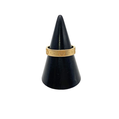 【中古品】【レディース】 GUCCI グッチ 750 K18 ICON RING アイコン リング 指輪 アクセサリー 182-251018-cs-01-izu サイズ：10 カラー：ゴールド 10号 万代Net店