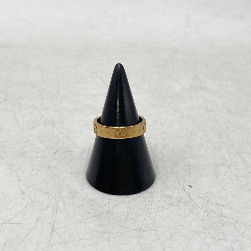 【中古品】【レディース】 GUCCI グッチ 750 K18 ICON RING アイコン リング 指輪 アクセサリー 182-251018-cs-01-izu サイズ：10 カラー：ゴールド 10号 万代Net店