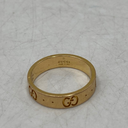 【中古品】【レディース】 GUCCI グッチ 750 K18 ICON RING アイコン リング 指輪 アクセサリー 182-251018-cs-01-izu サイズ：10 カラー：ゴールド 10号 万代Net店