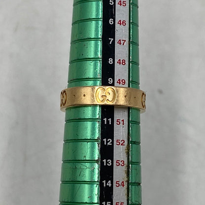 【中古品】【レディース】 GUCCI グッチ 750 K18 ICON RING アイコン リング 指輪 アクセサリー 182-251018-cs-01-izu サイズ：10 カラー：ゴールド 10号 万代Net店