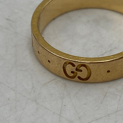 【中古品】【レディース】 GUCCI グッチ 750 K18 ICON RING アイコン リング 指輪 アクセサリー 182-251018-cs-01-izu サイズ：10 カラー：ゴールド 10号 万代Net店