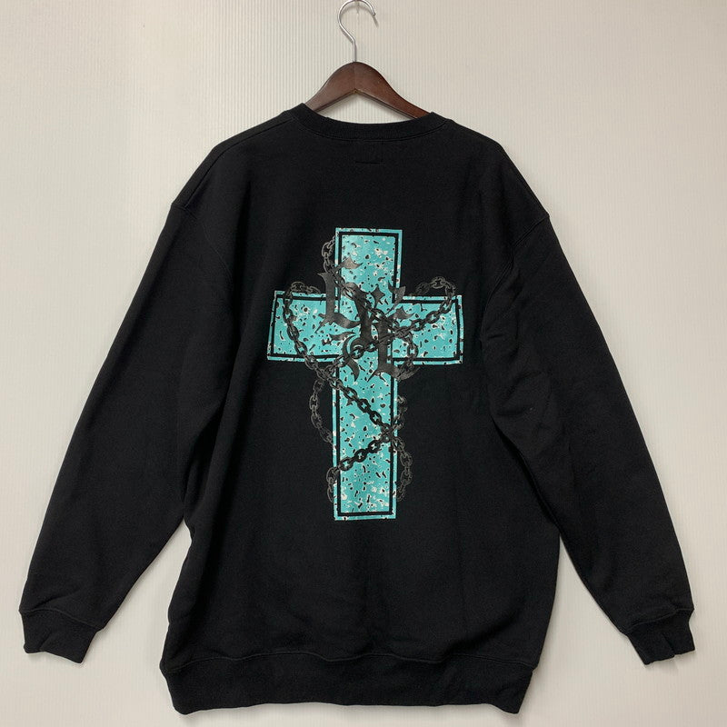 【中古品】【メンズ】 LYL ARACHNID LYLアラクニド SWEATSHIRT スウェットシャツ トレーナー 長袖 トップス 147-251021-as-25-izu サイズ：XXL カラー：ブラック 万代Net店