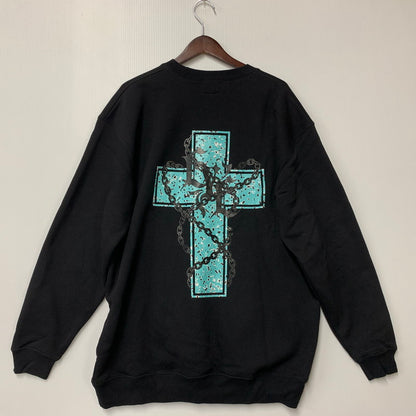 【中古品】【メンズ】 LYL ARACHNID LYLアラクニド SWEATSHIRT スウェットシャツ トレーナー 長袖 トップス 147-251021-as-25-izu サイズ：XXL カラー：ブラック 万代Net店
