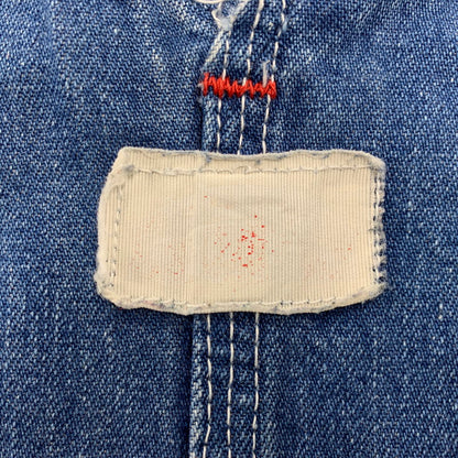 【現状渡し品】【メンズ】 ROUND HOUSE ラウンドハウス プリントタグ DENIM OVERALL デニム オーバーオール 157-251022-cs-02-izu サイズ：不明 カラー：インディゴ 万代Net店