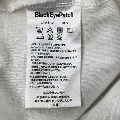 【中古品】【メンズ】 THE BLACK EYE PATCH ブラックアイパッチ × GASIUS ガシアス PIRATES CROCODILE PRINT LS TEE プリント ロングスリーブ Tシャツ 長袖 トップス 142-251025-as-09-izu サイズ：L カラー：ホワイト 万代Net店
