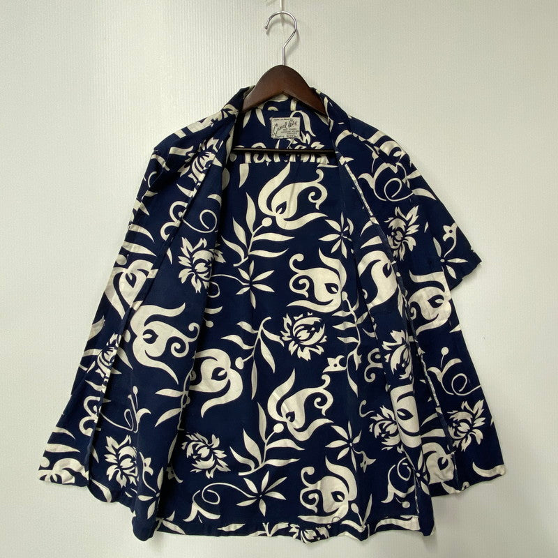 【中古品】【メンズ】 CASUAL CEIRE HAWAIIAN SS SHIRT ハワイアン ショートスリーブ シャツ 半袖 トップス 146-251024-as-35-izu カラー：ネイビー 万代Net店