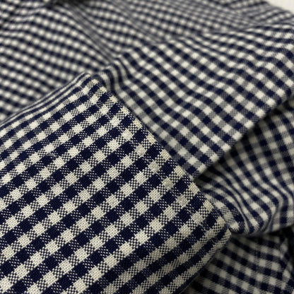 【中古品】【メンズ】 Brooks Brothers ブルックスブラザーズ BLACK FLEECE GINGHAM CHECK LS BD SHIRT ブラックフリース ギンガムチェック ロングスリーブ ボタンダウン シャツ 長袖 トップス 145-251024-as-30-izu サイズ：BB0 カラー：ネイビー×ホワイト 万代Net店