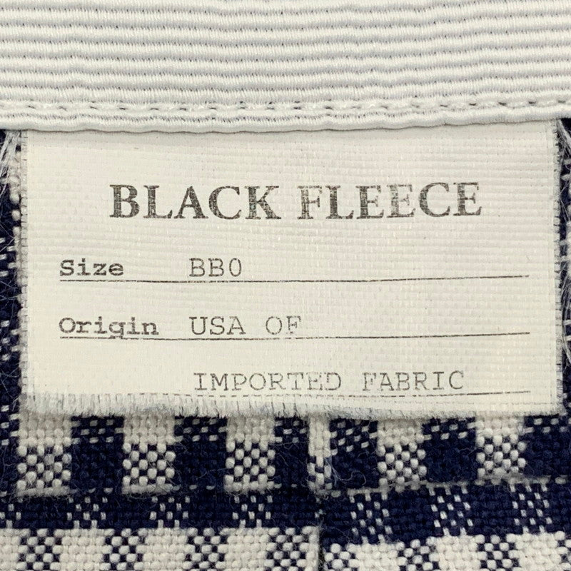 【中古品】【メンズ】 Brooks Brothers ブルックスブラザーズ BLACK FLEECE GINGHAM CHECK LS BD SHIRT ブラックフリース ギンガムチェック ロングスリーブ ボタンダウン シャツ 長袖 トップス 145-251024-as-30-izu サイズ：BB0 カラー：ネイビー×ホワイト 万代Net店