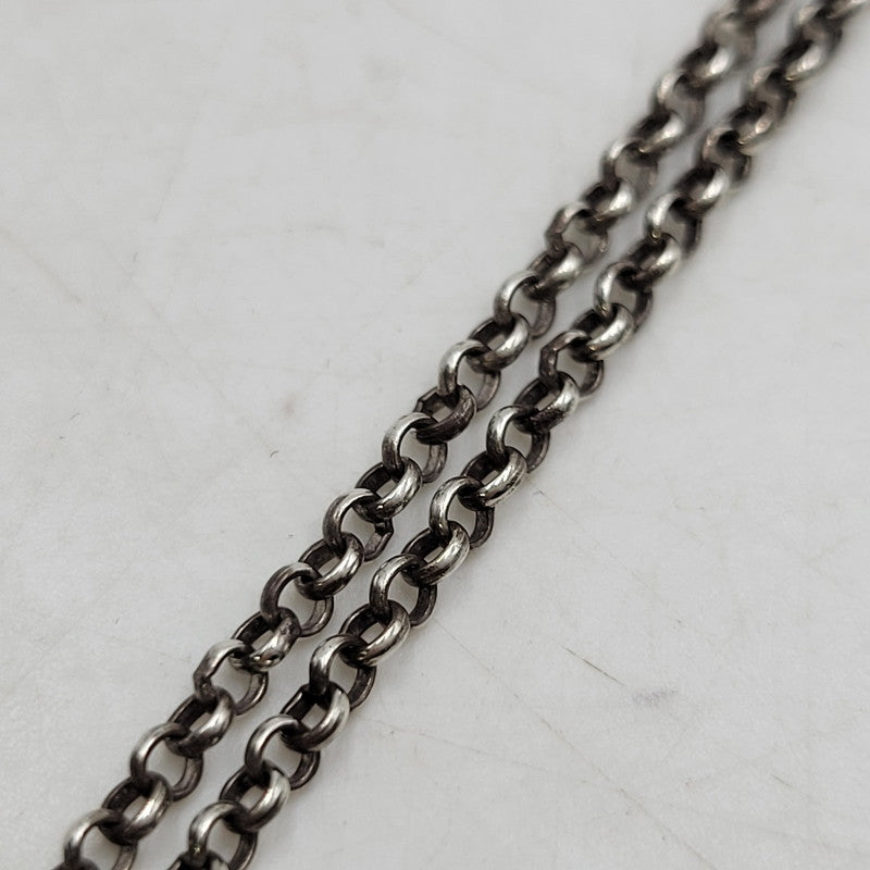 【中古品】【メンズ/レディース】 CHROME HEARTS クロムハーツ 925 NECKCHAIN R18 18INCH ネックレス アクセサリー 190-251214-as-15-izu カラー：シルバー 万代Net店