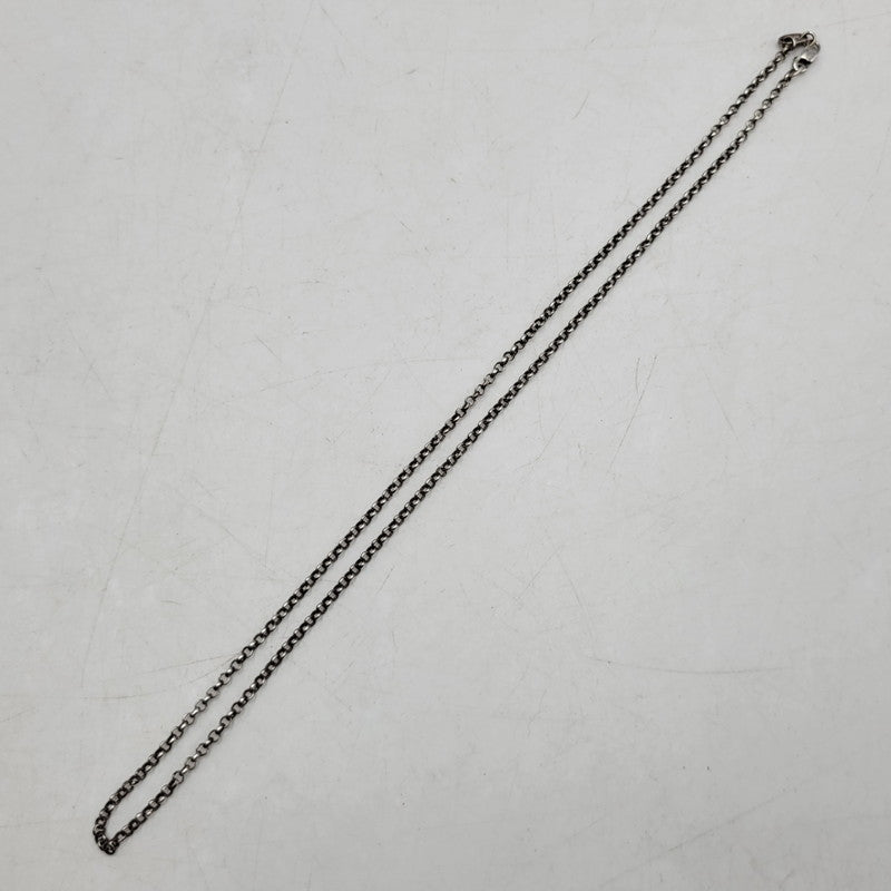 【中古品】【メンズ/レディース】 CHROME HEARTS クロムハーツ 925 NECKCHAIN R18 18INCH ネックレス アクセサリー 190-251214-as-15-izu カラー：シルバー 万代Net店