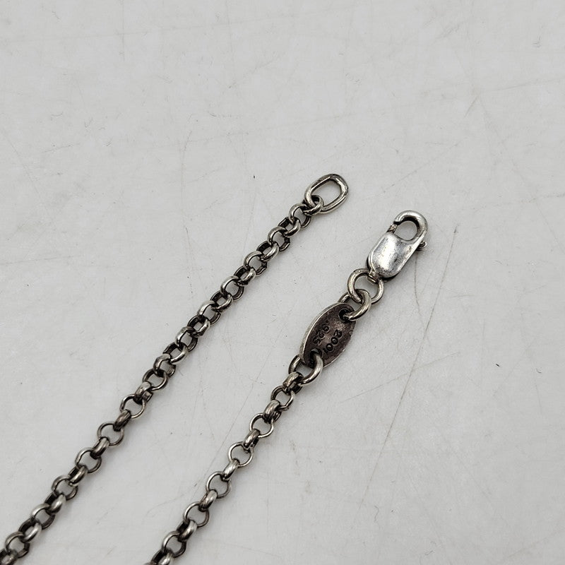 【中古品】【メンズ/レディース】 CHROME HEARTS クロムハーツ 925 NECKCHAIN R18 18INCH ネックレス アクセサリー 190-251214-as-15-izu カラー：シルバー 万代Net店