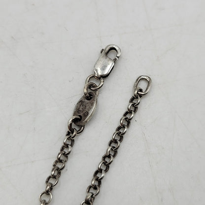 【中古品】【メンズ/レディース】 CHROME HEARTS クロムハーツ 925 NECKCHAIN R18 18INCH ネックレス アクセサリー 190-251214-as-15-izu カラー：シルバー 万代Net店