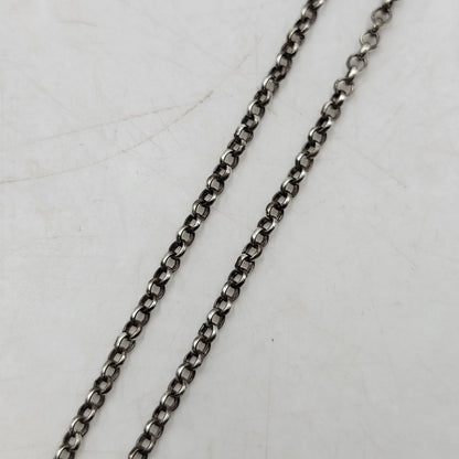 【中古品】【メンズ/レディース】 CHROME HEARTS クロムハーツ 925 NECKCHAIN R18 18INCH ネックレス アクセサリー 190-251214-as-15-izu カラー：シルバー 万代Net店