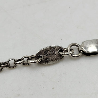 【中古品】【メンズ/レディース】 CHROME HEARTS クロムハーツ 925 NECKCHAIN R18 18INCH ネックレス アクセサリー 190-251214-as-15-izu カラー：シルバー 万代Net店