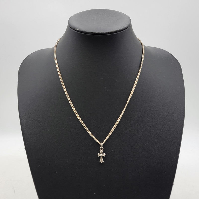 【中古品】【メンズ/レディース】 CHROME HEARTS クロムハーツ 925 CRS BBY FAT クロス ベイビー ファット ペンダントトップ アクセサリー 190-251214-as-10-izu カラー：シルバー 万代Net店