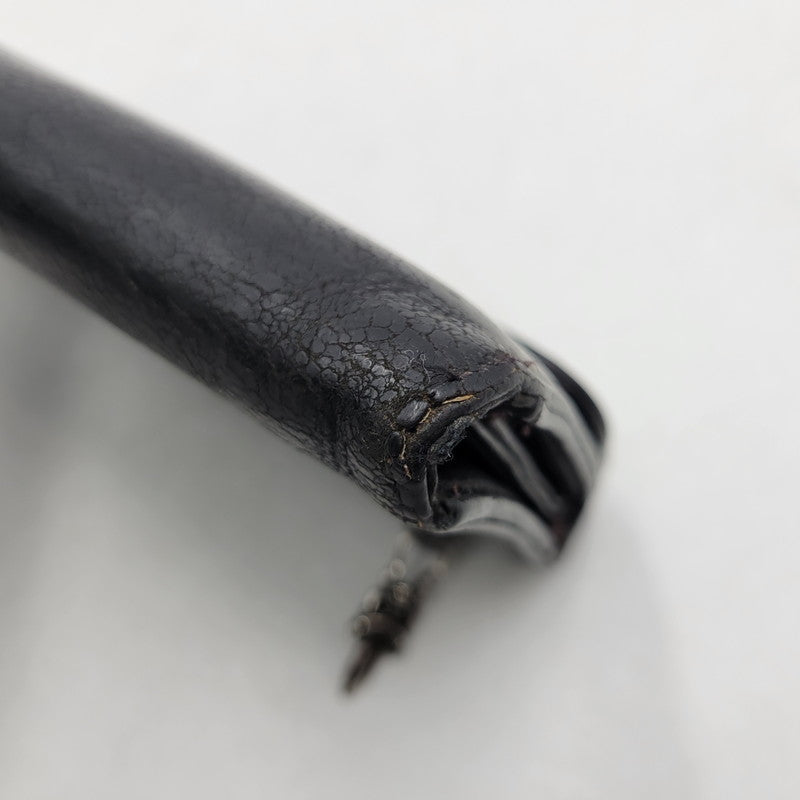 【現状渡し品】【メンズ】 CHROME HEARTS クロムハーツ WAVE WALLET ウェーブウォレット 長財布 190-251214-as-07-izu カラー：ブラック 万代Net店