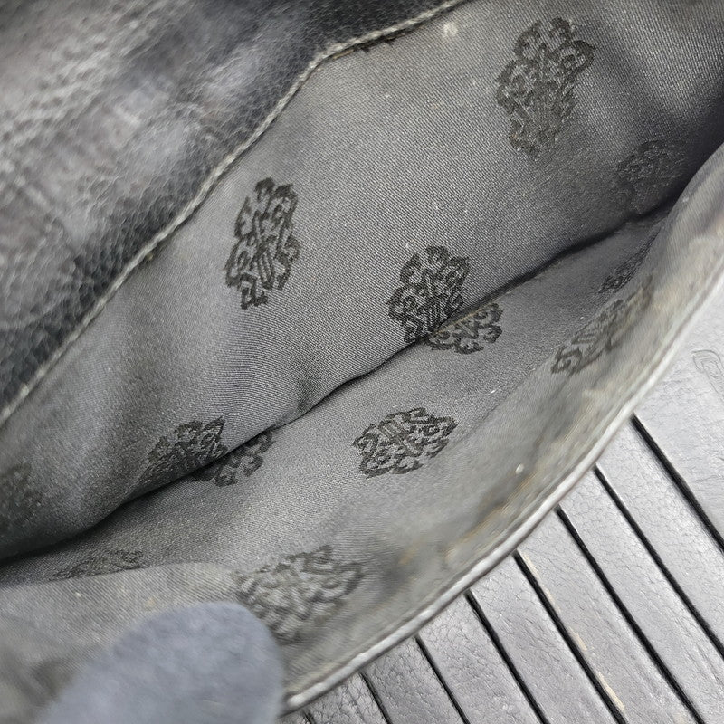 【現状渡し品】【メンズ】 CHROME HEARTS クロムハーツ WAVE WALLET ウェーブウォレット 長財布 190-251214-as-07-izu カラー：ブラック 万代Net店