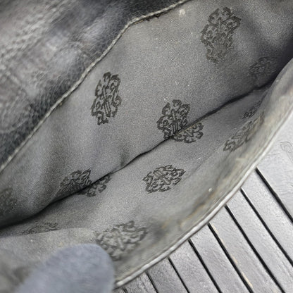 【現状渡し品】【メンズ】 CHROME HEARTS クロムハーツ WAVE WALLET ウェーブウォレット 長財布 190-251214-as-07-izu カラー：ブラック 万代Net店