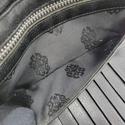 【現状渡し品】【メンズ】 CHROME HEARTS クロムハーツ WAVE WALLET ウェーブウォレット 長財布 190-251214-as-07-izu カラー：ブラック 万代Net店