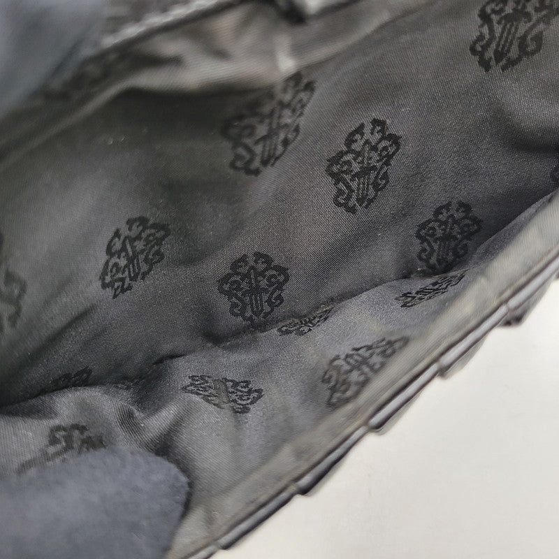 【現状渡し品】【メンズ】 CHROME HEARTS クロムハーツ WAVE WALLET ウェーブウォレット 長財布 190-251214-as-07-izu カラー：ブラック 万代Net店